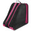Ice Skate Bag - Lightweight Three Layer Storage Organizer with Adjustable Shoulder Strap, Ventilated Pockets, Compact Pink 1