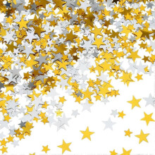 60g star Confetti Glitter Star Table Confetti Metallic Foil Stars for Party