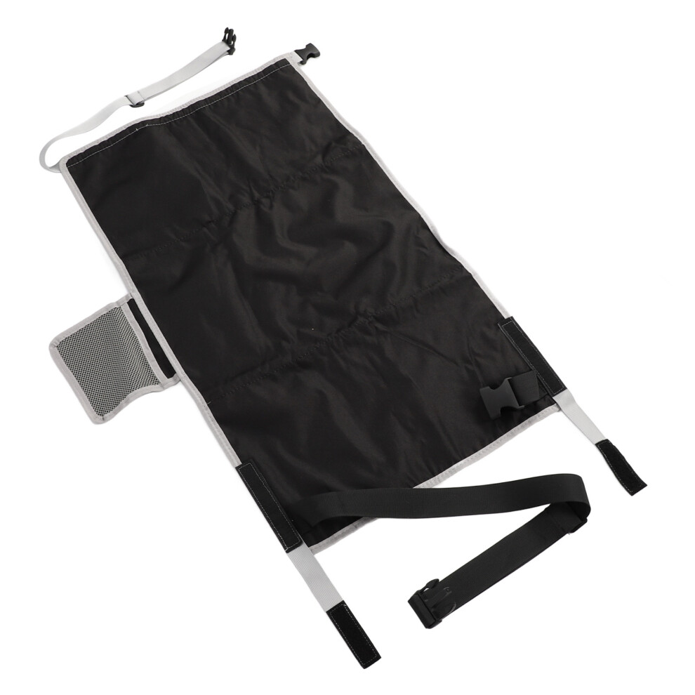 Kids Airplane Seat Extender Footrest Toddler Travel Bed 77x43cm Black