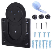 Dart Board Bracket Kit Portable Wall Mounting Set with 3 Protective Pads for Cabinet and Wall Darts Installation