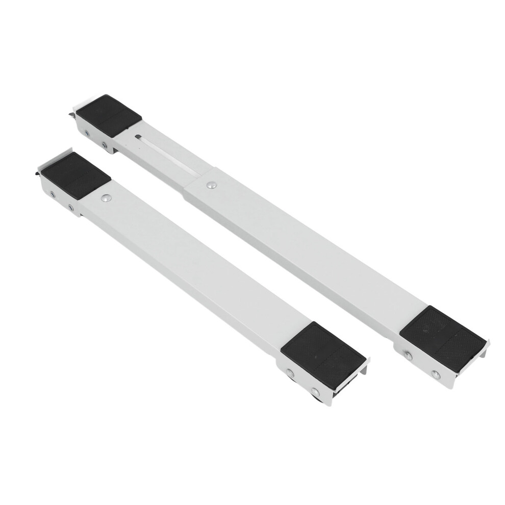 2Pcs Heavy Duty Appliance Rollers Adjustable Rustproof Bracket For Refrigerator & Washing Machine 9331348303753