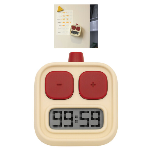 Timer digitale da cucina 210mAh 55x60x21.5mm grigio