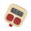 Timer digitale da cucina 210mAh 55x60x21.5mm grigio 7