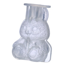 Molde para cubitos de hielo con forma de conejito 65x90mm silicona 18-30g