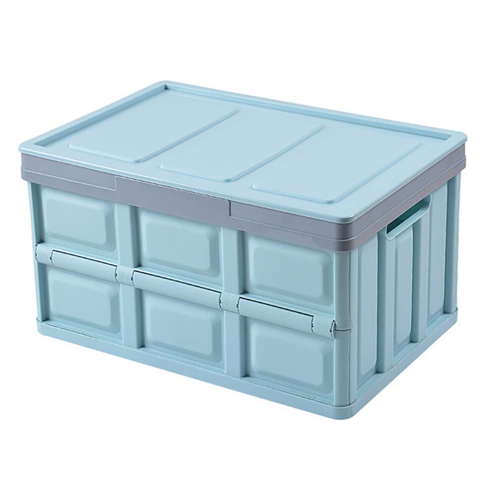 Foldable 55L Car Trunk Storage Organizer in Haze Blue