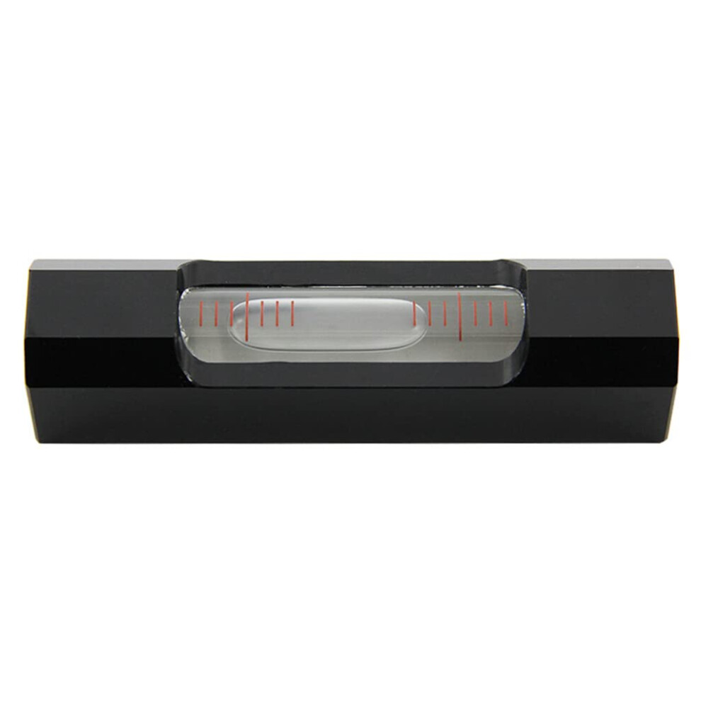 Spirit Portable Leveling Tool 0.02Mm High Accuracy Bubble Square Lightweight Black Builder Measuring Tool 6038364251299