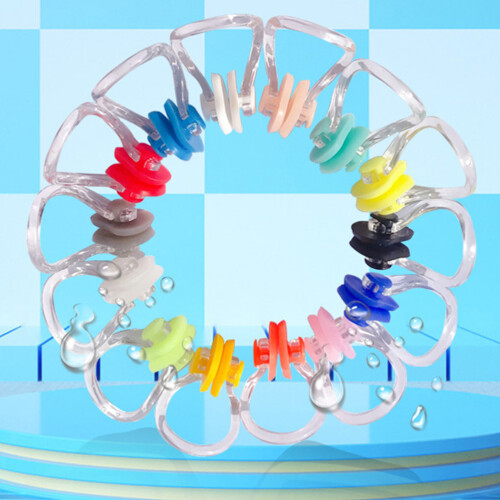 14 Pcs Random Color Waterproof Silicone Swimming 2