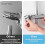 Shower Head Holder, Adjustable 18-25mm Diameter Hand Shower Holder Bracket for 10