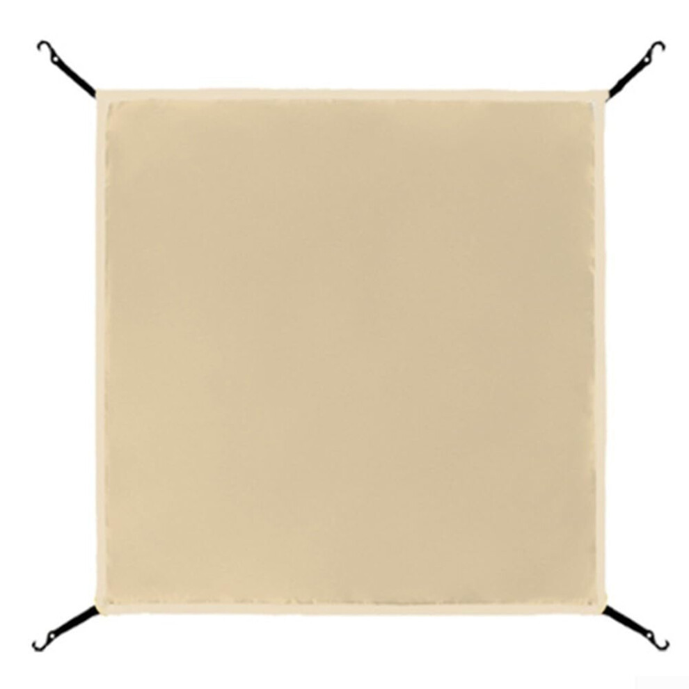 Sturdy Tent Tarp Roof Cover 56x56cm Waterproof Canopy Awning Beige for Camping and Outdoor Use-image-OPC-PKDPVXX-NEW