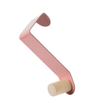 Nordic Pink Iron Wood 4,5x12cm Crochets porteurs