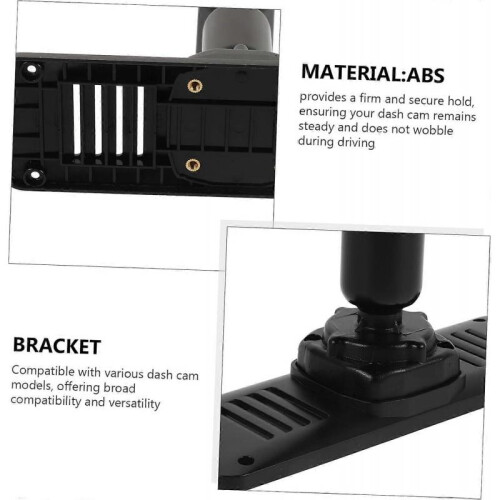 Rear View Mirror Back Plate Panel Bracket Abs Mirror Dash Cam Mount Arm Interior 1