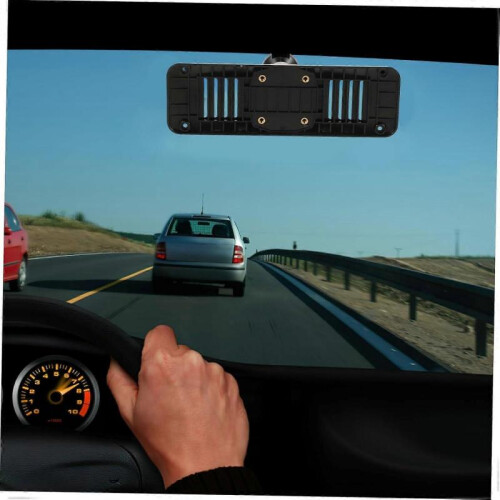 Rear View Mirror Back Plate Panel Bracket Abs Mirror Dash Cam Mount Arm Interior 2