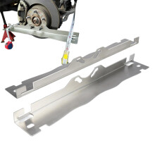 Automotive Alignment Tool Kit | Heavy-Duty Stainless Steel Wheel Toe Alignment Plates for Most Cars - Silver