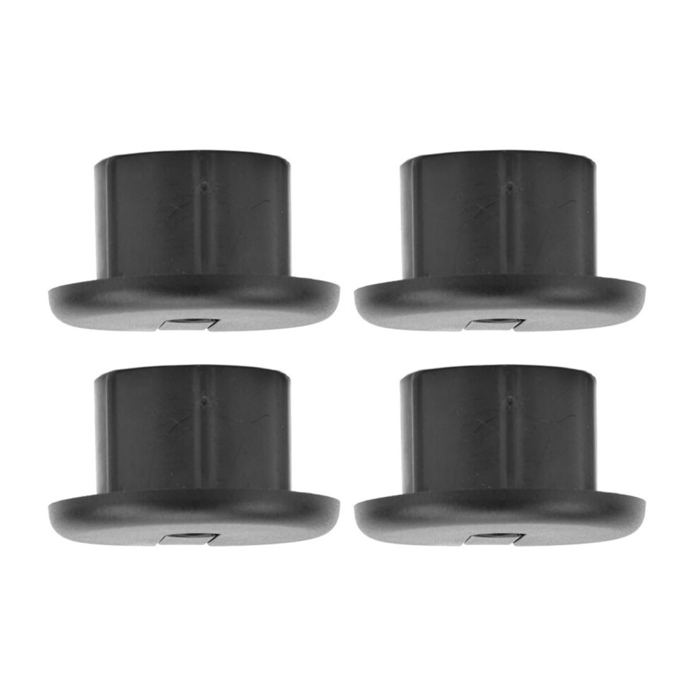4Pcs Cable Pass Through Grommets, 1 Inch Black Rectangular Satellite Adapter 6921348341706