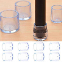 Silicone Table Chair Leg Cap Pad Furniture Non-slip Table Feet Cover Protection Bottom Cover Pads Wood Floor Protector Tw