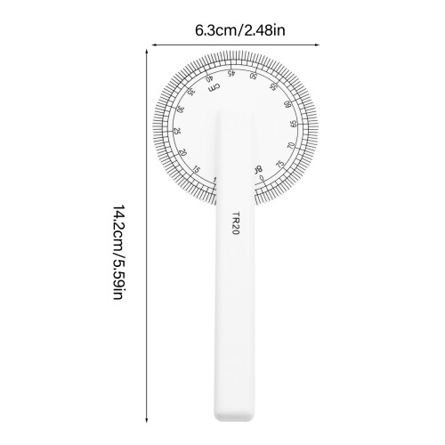 Rotating Quilting Measuring Ruler with Roller Wheel Circular 2
