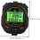 Stopwatch Exercise Watch with Multi-Function Timer, Black Running Stopwatch for Sports and Training Activities 4