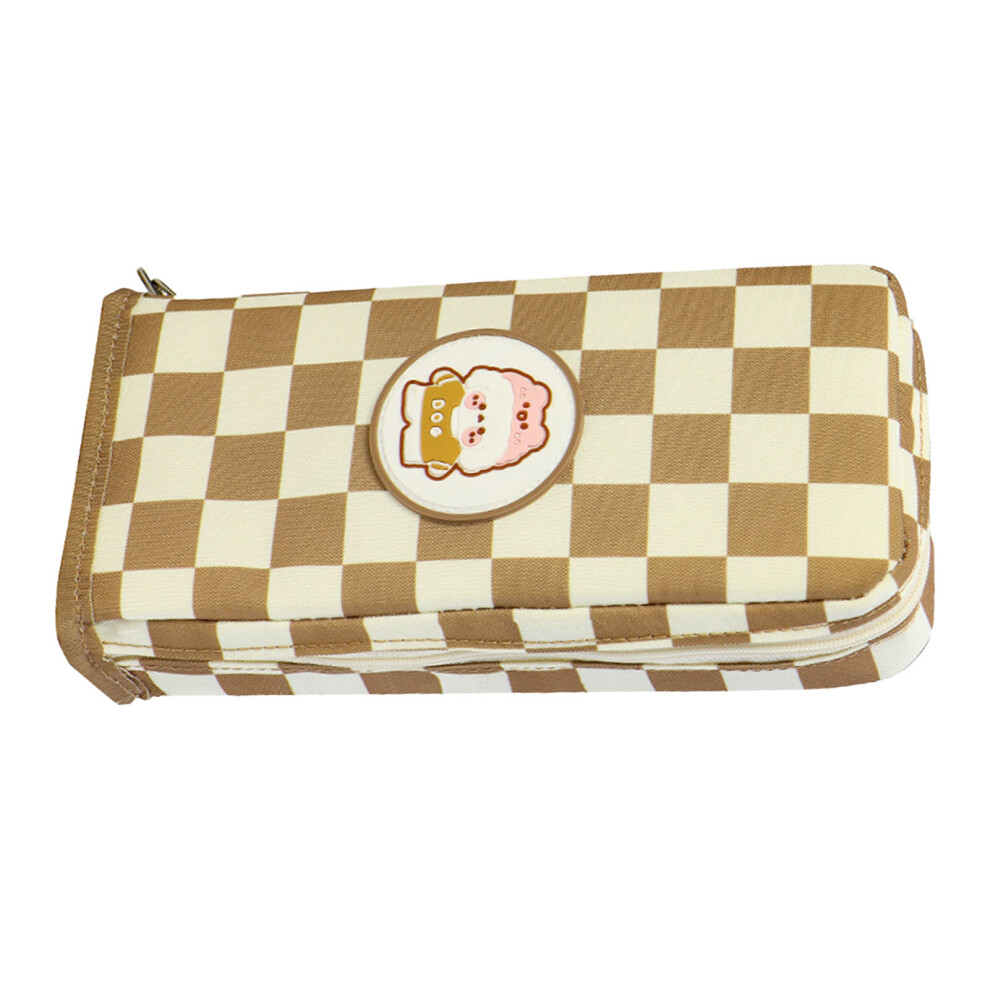 Large Canvas Pen Bag 25cm Horizontal Vertical Stationery Organizer-image-OPC-PKDQDZV-NEW