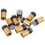 10pcs Billiard Cue Tips Professional Cue Tips Leather Billiard Tip Replacements Pool Cue Accessories 3
