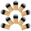 10pcs Billiard Cue Tips Professional Cue Tips Leather Billiard Tip Replacements Pool Cue Accessories 8