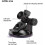 Vehicle Mounted Camera Vacuum Sucker Mounting Holder 76mm Adjustable Height - ya01 3
