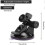 Vehicle Mounted Camera Vacuum Sucker Mounting Holder 76mm Adjustable Height - ya01 2