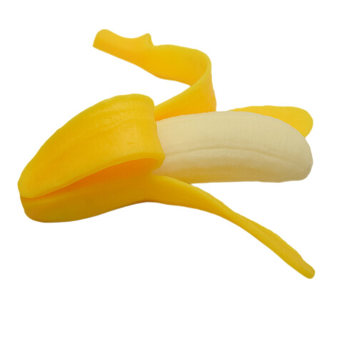 Modèle : Banane pelable - Taille unique - Couleur jaune
