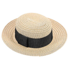 Hand-woven Straw Hat Doll Ornament Doll Hat Decor Exquisite Doll Straw Hat Decor