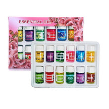 3ML Essential Oil Aromatherapy Essential Oil for Humidifier Pain Stress Relief Essential Oil Gift Set 12 Pack Aroma Essential Oils