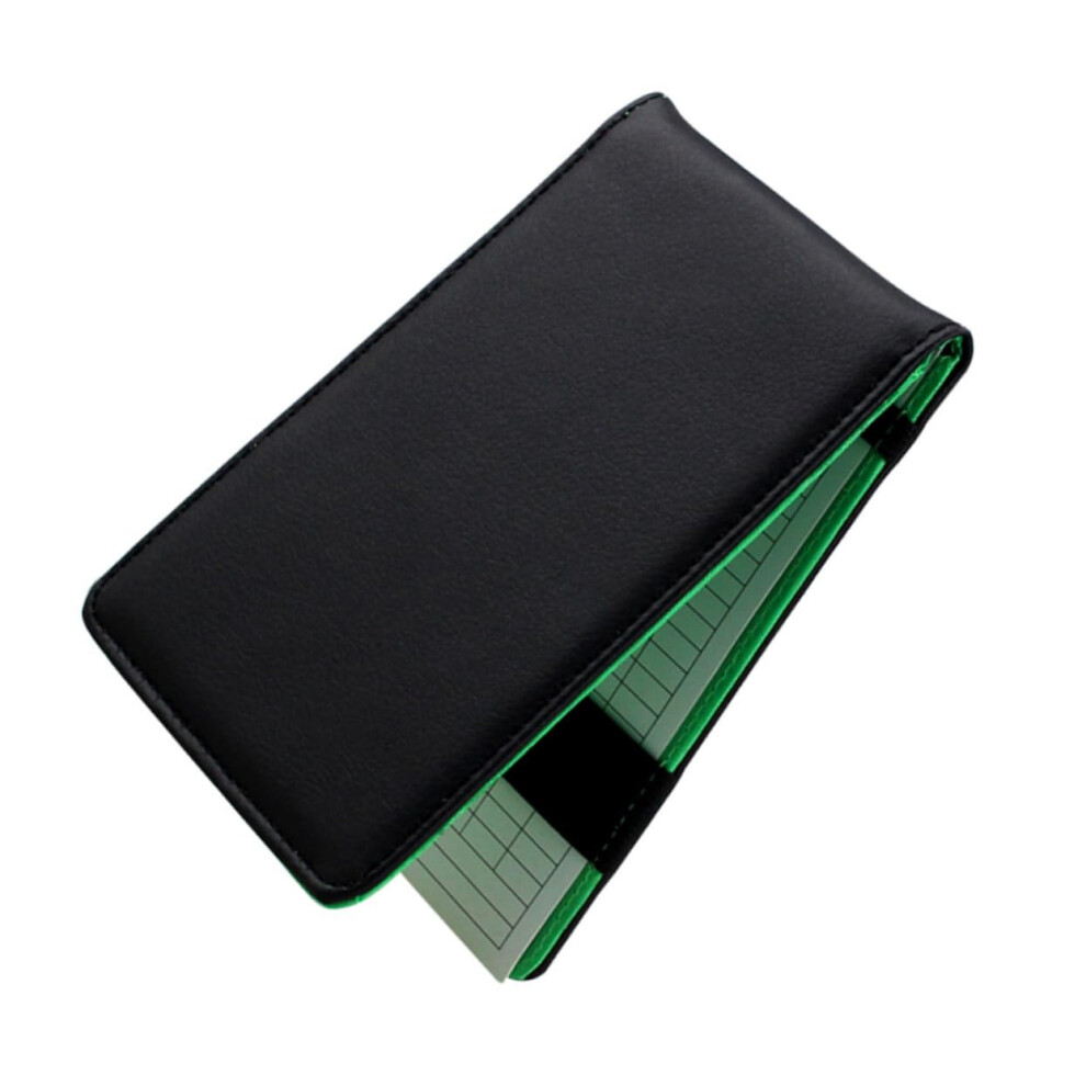 Professional Golf Scorebook Portable Score Recording Book with PU Leather Holder Durable Water Resistant Compact Design for Golfers-image-OPC-PKDQRN7-NEW