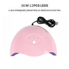 Aubss 36W Mini Led Uv Lamp for Nails Protable Nail Gel Polish Dryer with 3 Gear Adjustable USB Professional Nail Drying Lamp
