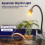 USB Powered 1W LED Fish Tank Light Adjustable Clip for Frameless Tanks 6