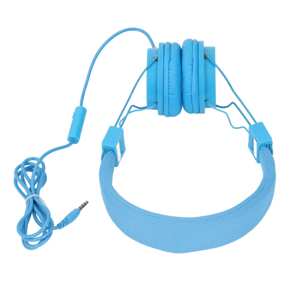 Wired Stereo Headset With Mic, 3.5Mm, 40Mm Speakers, Blue 4911348384898