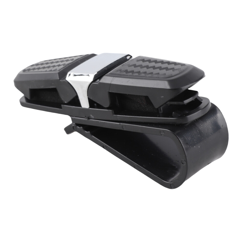 180 Rotating Sun Visor Clip For Glasses Cards & More Â Finish Silver 8391348388304