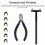 Portable Nocking Points Pliers with Accurate Tuning Ruler for Bows 2