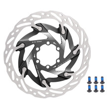 Centerlock Disc Brake Rotor 160mm Black For Mountain Bikes Hollow Center Lock Easy To Install