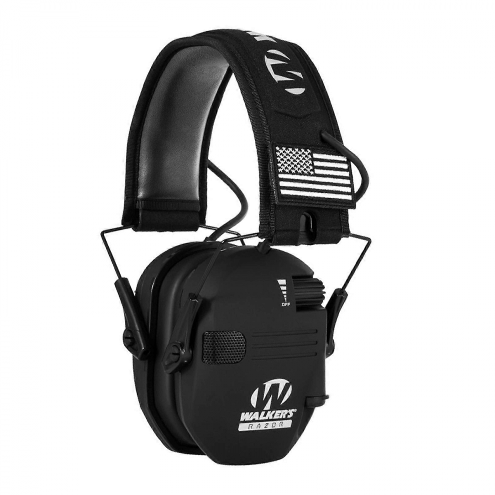 (-B Eao)Earmuffs Active Headphones For Shooting Electronic Hearing Protection Ear Protect Noise Reduction Active Hunting Head Black 6942442577617