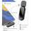 2 Wireless Lavalier Microphones for Android with Battery Case - Cordless Mic System 5