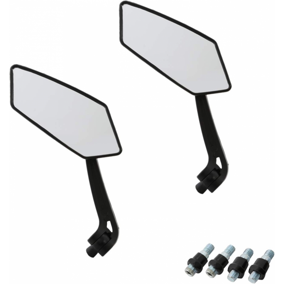 Custom Universal Motorcycle Rearview Side Mirrors, Compatible With Sports Bike, Choppers, Cruiser 6942442580518
