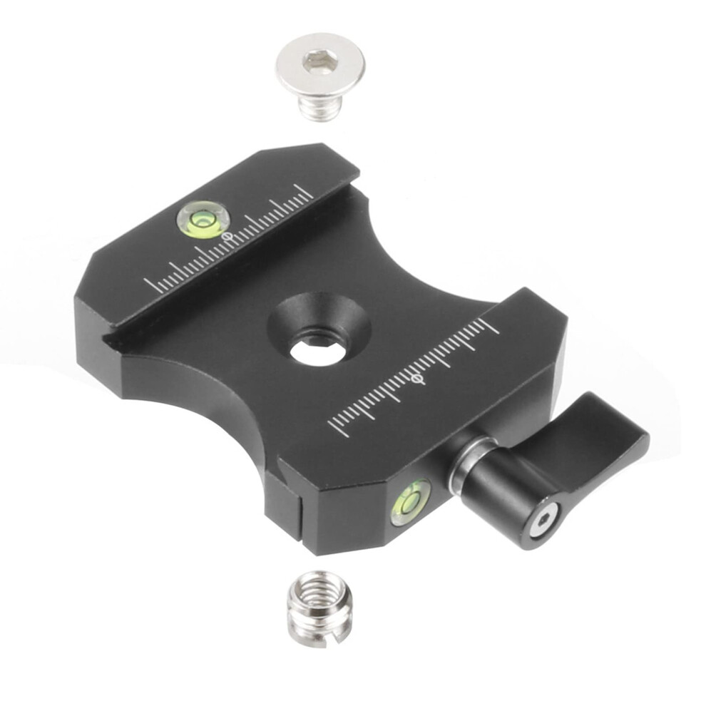 Camera Tripod Mount Adapter Aluminum 3/8 Inch To 1/4 Inch Screw Quick Release Plate Clamp For Dslr Slr Monopod Ballhead 9016109744135