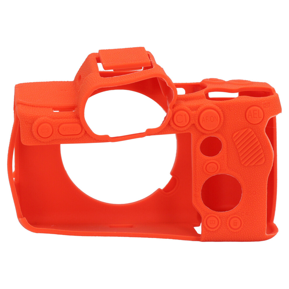 Silicone Camera Protective Case For A7r5 15X11x6cm Shockproof Orange 9331348406904