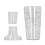 Shaker da cocktail trasparente resistente agli urti 530 ml 3