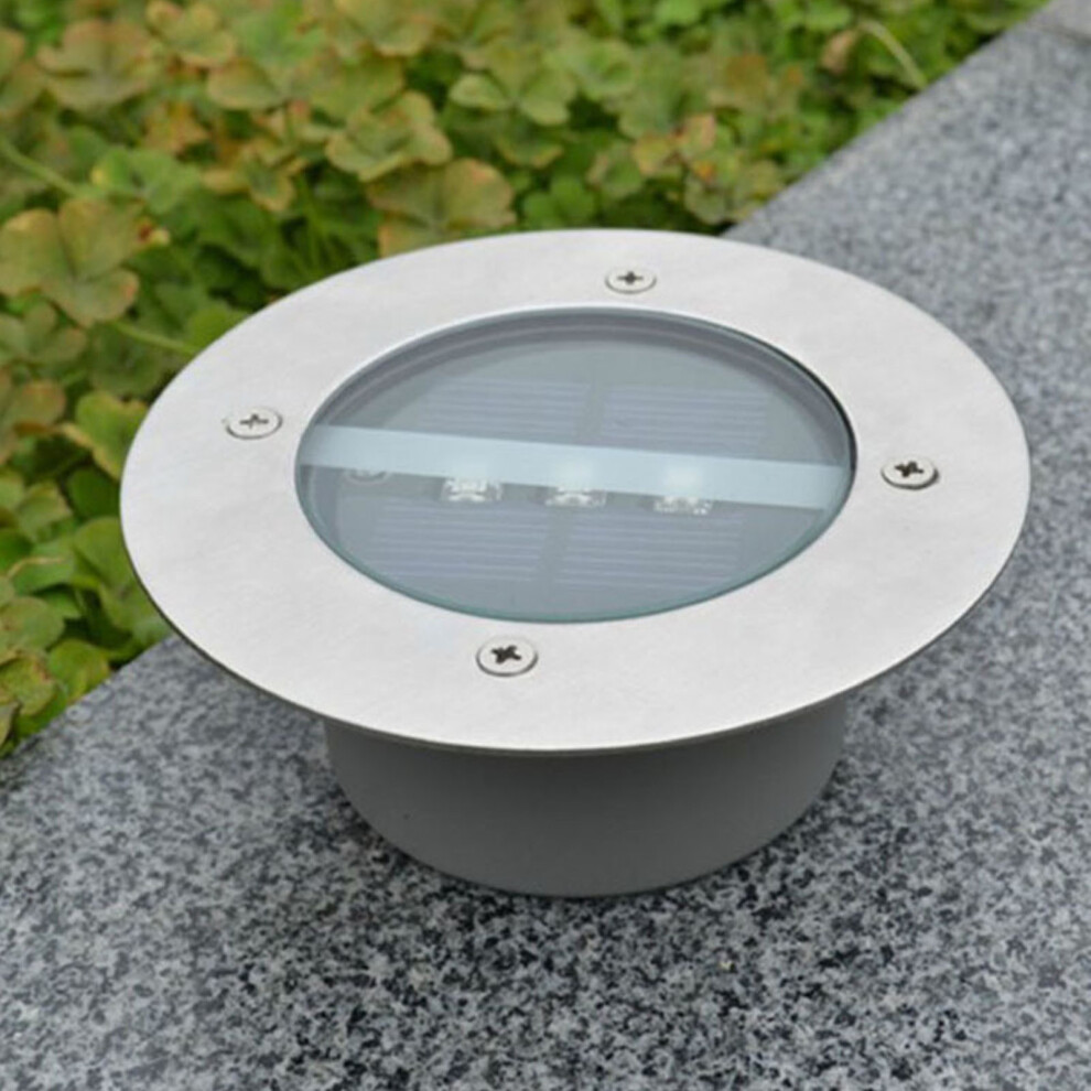 LED Solar Ground Light IP65 Waterproof 8 LEDs 12cm Warm Light-image-OPC-PKDR5JH-NEW