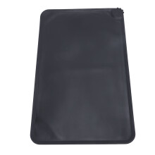 Silicone Haustierfuttermatte 48x30cm, auslaufsicher, rutschfest, schwarz