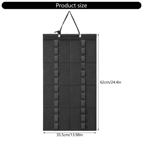 Hanging Drumstick Holder, Wall Drumstick Display Bag for 12 2