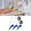 Complete 10PCS Sausage Caulks Nozzle Set with Caps & Plastic 2