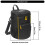 Tennis Balls Bag with Shoulder Strap Detachable Adjustable 3