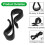 120 Pieces Weatherproof Sturdy Plastic Materials Hook for 4
