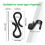 120 Pieces Weatherproof Sturdy Plastic Materials Hook for 3