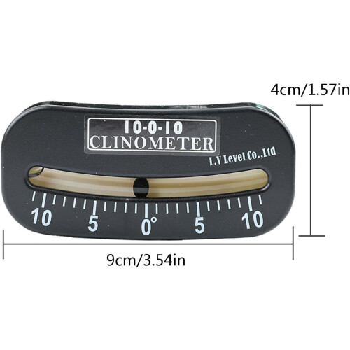 4 Heel Angles Clinometer, High-Resolution Clinometer For Modern Boats, Bulkhead Mount, 1 Meter Scale 1